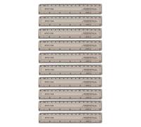 Q-Connect Acrylic Shatter Resistant Ruler 15Cm Clear (Pack Of 10)