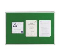 Q-Connect Aluminium Frame Felt Noticeboard 1200x900mm Green - KF26064