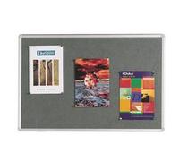 Q-Connect Aluminium Frame Felt Noticeboard 1800x1200mm Grey - KF01075