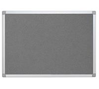 Q-Connect Aluminium Frame Felt Noticeboard 900x600mm Grey - KF01073
