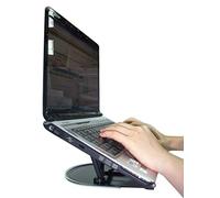 Q-Connect Aluminium Laptop Stand - Black