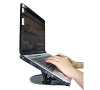Q-Connect Aluminium Laptop Stand - Black