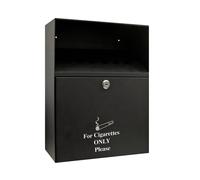 Q-Connect Ash Bin Black 7 Litre KF04386