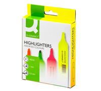 Q-Connect Assorted Highlighter Pens (Pack Of 4) Kf01116