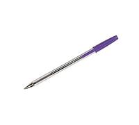 Q-Connect Ballpoint Pen Medium Violet (50 Pack), Purple, Kf11497