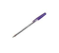 Q-Connect Ballpoint Pen Medium Violet (50 Pack), Purple, Kf11497