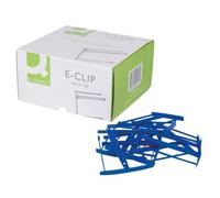 Q-CONNECT Binding E-Clip KF02282 Blue Pack of 100