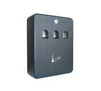 Q-Connect Ash Bin Black 2.7 Litre Ref KF04271