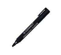 Q-Connect Black Chisel Tip Permanent Markers Pack of 10 KF26042