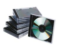Q-Connect Black /Clear CD Jewel Case (PACK OF 10) KF02209 FREE DELIVERY