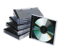 Q-CONNECT Q CONNECT CD JEWEL CASES BLACK/CLEAR P10