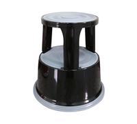 Q-Connect Black Metal Step Stool KF04845