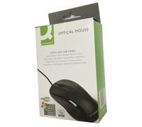 Q-Connect Scroll Wheel Mouse Black KF04368