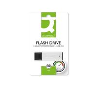 Q-CONNECT Flash Drive KF11509 - USB 3.0 High Performance 128GB - Black/Silver