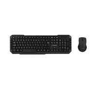 Q-Connect Black Wireless Keyboard/mouse Kf15397