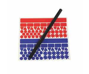 Q-Connect BLU/Rd/Org/Ylw Planner Kit