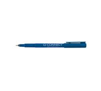 Q-Connect Blue 0.4mm Fineliner Pen (Pack Of 10)