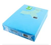 Q-Connect Bright Blue Coloured A4 Copier Paper 80gsm Ream (Pack of 500) KF01428