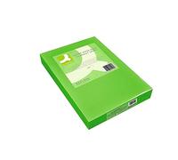 Q-Connect Bright Green Coloured A4 Copier Paper 80gsm Ream (Pack of 500) KF01429