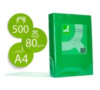 Q-Connect Bright Green Coloured A4 Copier Paper 80gsm Ream (Pack of 500) NEW 24H