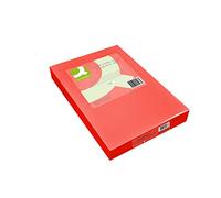 Q-Connect Bright Red Coloured A4 Copier Paper 80gsm Ream (Pack of 500) KF01427