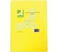 Q-Connect Bright Yellow Coloured A4 Copier Paper 80gsm Ream (Pack of 500)