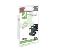 Q-Connect Brother LC123 Compatible Ink Cartridge Multipack CMY LC123RBWBP-COMP