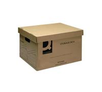Q-Connect Brown Archive Storage Box 335x400x250mm KF21665 Free 24h Delivery