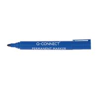 Q Connect Bullet Tip Permanent Marker Pen x 10 - colour choice
