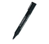 Q Connect Bullet Tip Permanent Marker Pen x 10 - colour choice