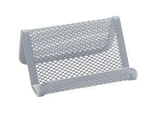 Q-Connect Business Card Holder Metal Wire Silver 5705831047297