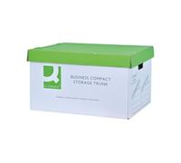 Q-Connect Business Storage Trunk Box Green/White Pk10 - KF75001