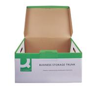 Q-Connect Business Storage Trunk Box White (Pack Of 10)