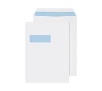 Q-Connect C4 Envelopes Window Self Seal 90Gsm White (Pack Of 250)