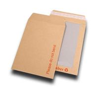 Q-Connect C4 Envelopes Board Back Peel And Seal 115Gsm Manilla (Pack Of 125)