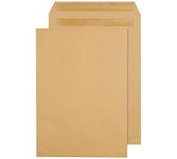 Q-Connect C4 Envelopes Pocket Self Seal 80gsm Manilla Pk 250- KF3470