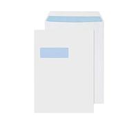 Q-CONNECT Envelopes C4 Window Self-Seal 90gsm White Pack of 250