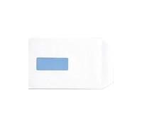 Q-Connect C5 Envelope 100 gsm Window Peel and Seal - White, Pack of 500