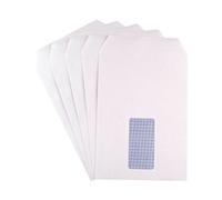 Q-Connect C5 Envelope Window Self Seal 90gsm White (150 Pack) KF07559