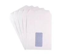 Q-Connect C5 Envelope Window Self Seal 90Gsm White (Pack Of 150)