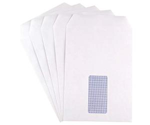 Q-Connect C5 Envelopes Window 100gsm Self Seal White [Pack of 500]