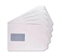 Q-Connect C5 Envelopes Window Pocket Self Seal 100Gsm White (Pack Of 500)