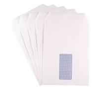 Q-Connect C5 Envelopes Window Pocket Self Seal 90gsm White (Pack of 200) 9000020