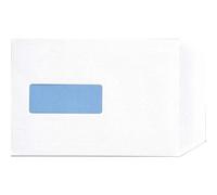 Q-Connect C5 Envelopes Window Pocket Self Seal 90gsm White (Pack of 20x25) KF02718