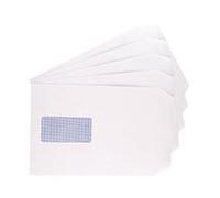 Q-Connect C5 Envelopes Window Pocket Self Seal 90gsm White (Pack of 500) 9000020
