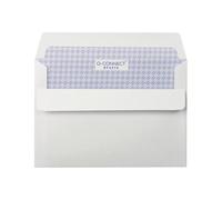 Q-Connect Kf3410 Envelope C6 Low Window 90Gsm Self-Seal (Pack Of 1000) - White