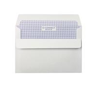 Q-Connect C6 Envelope Low Window Self Seal 90gsm White (Pack of 1000) 7041