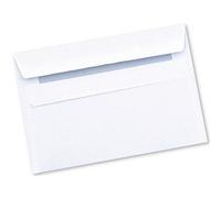 Q-Connect C6 Envelope Wallet Self Seal 90gsm White (Pack of 1000) 7042