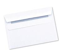 Q-Connect C6 Envelope Wallet Self Seal 90gsm White (Pack of 1000) 7042