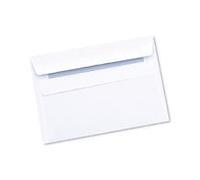 Q-Connect C6 Envelope Wallet Self Seal 90Gsm White (Pack Of 1000) 7042